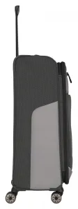 Veľký textilný kufor Travelite Viia 4w L Anthracite