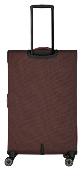 Veľký textilný kufor Travelite Viia 4w L Rose