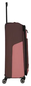 Veľký textilný kufor Travelite Viia 4w L Rose
