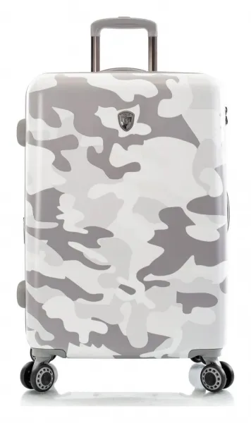 Stredný kufor na kolieskach Heys White Camo M
