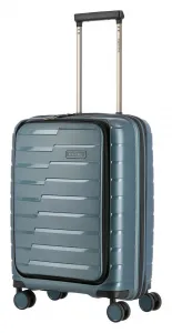 Palubný kufor na notebook Travelite Air Base 4w S Front pocket Ice blue