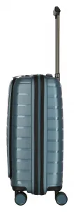 Palubný kufor na notebook Travelite Air Base 4w S Front pocket Ice blue