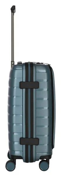 Palubný kufor na notebook Travelite Air Base 4w S Front pocket Ice blue