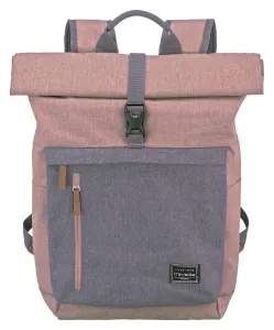 Roll top batoh Travelite Basics Roll-up Backpack Rose