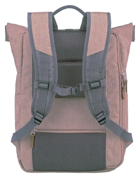 Roll top batoh Travelite Basics Roll-up Backpack Rose