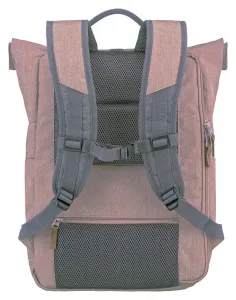 Roll top batoh Travelite Basics Roll-up Backpack Rose