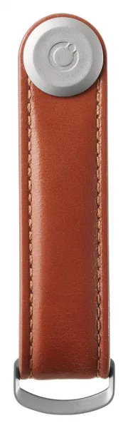 Krúžok na kľúče Orbitkey Leather - cognac/tan