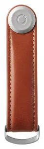 Krúžok na kľúče Orbitkey Leather - cognac/tan