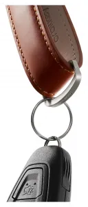 Krúžok na kľúče Orbitkey Leather - cognac/tan