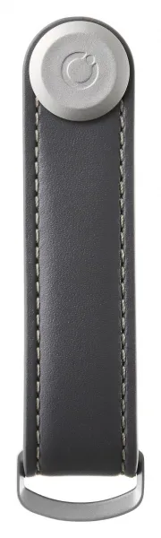 Krúžok na kľúče Orbitkey Leather - charcoal/grey