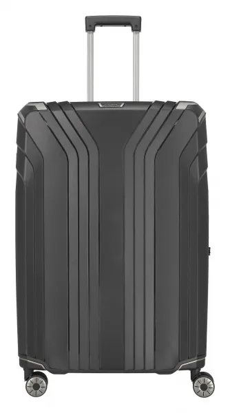 Veľký škrupinový kufor na kolieskach Travelite Elvaa 4w L Black