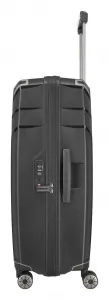 Veľký škrupinový kufor na kolieskach Travelite Elvaa 4w L Black