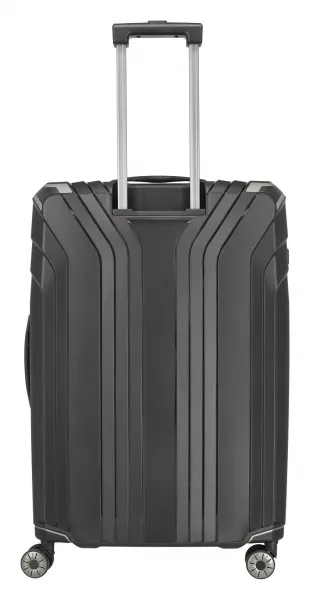 Veľký škrupinový kufor na kolieskach Travelite Elvaa 4w L Black