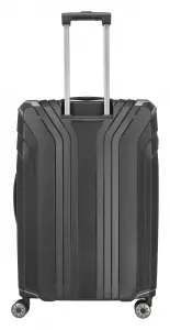 Veľký škrupinový kufor na kolieskach Travelite Elvaa 4w L Black