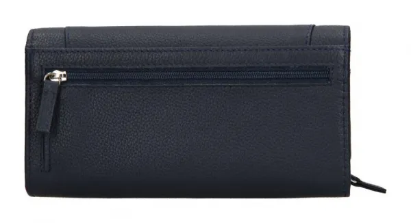 Dámska kožená peňaženka Lagen BLC/5064/621 Navy blue