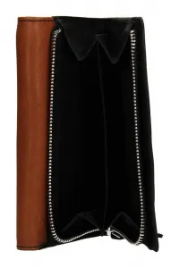 Dámska kožená peňaženka Lagen BLC/5305/222 Black/cognac