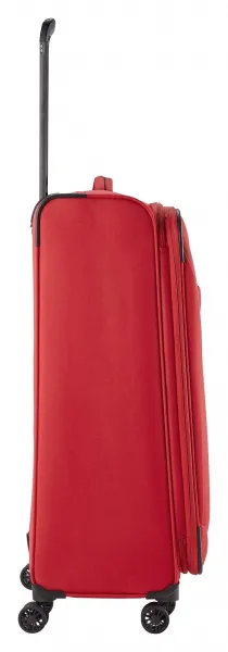 Veľký textilný kufor na kolieskach Travelite Chios L Red