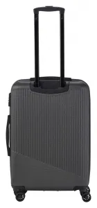 Stredný škrupinový kufor na kolieskach Travelite Bali M Anthracite