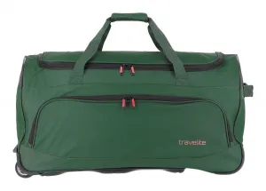 Cestovná taška na kolieskach Travelite Basics Fresh Wheeled Duffle Dark green