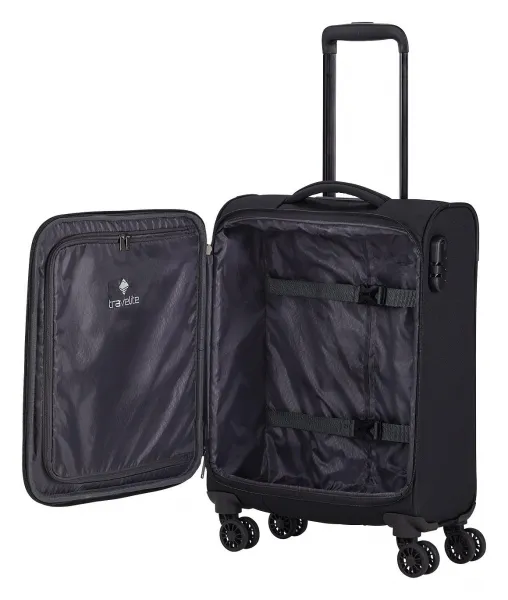 Palubný kufor 55x40x20 Travelite Chios S Black