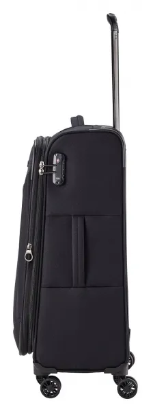Stredný textilný kufor Travelite Chios M Black