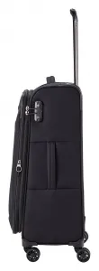 Stredný textilný kufor Travelite Chios M Black