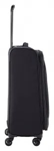 Stredný textilný kufor Travelite Chios M Black