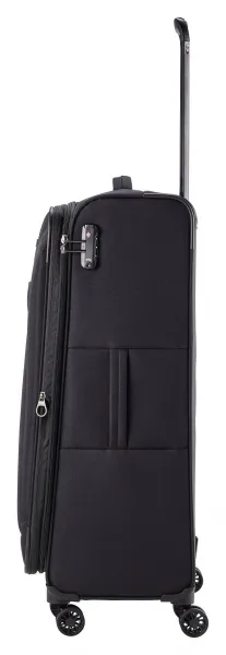 Veľký textilný kufor na kolieskach Travelite Chios L Black