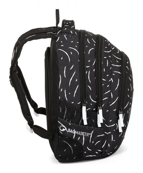 Školský batoh Bagmaster Digital 23 A Black/White