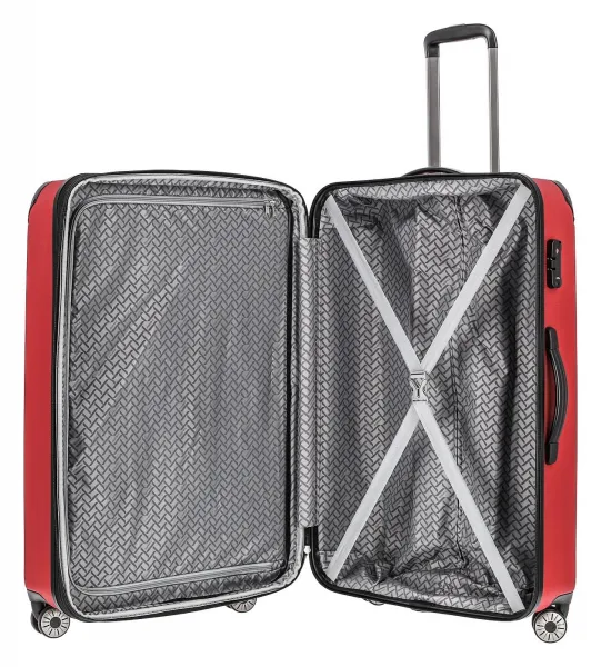 Veľký cestovný kufor Travelite City 4w L Red