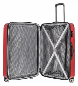 Veľký cestovný kufor Travelite City 4w L Red