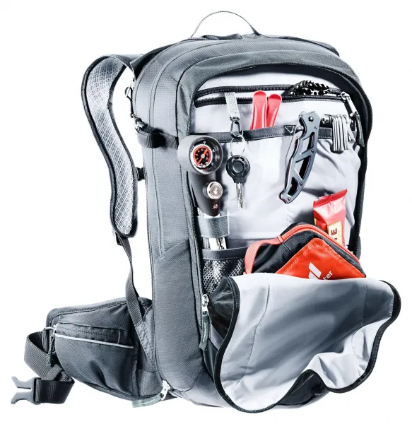 Cyklistický batoh Deuter Compact EXP 14 - graphite/black