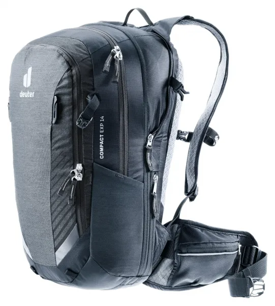 Cyklistický batoh Deuter Compact EXP 14 - graphite/black