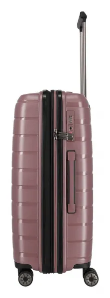 Stredný škrupinový kufor na kolieskach Travelite Air Base M Lilac