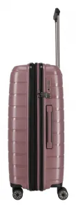 Stredný škrupinový kufor na kolieskach Travelite Air Base M Lilac