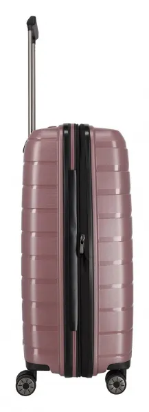Stredný škrupinový kufor na kolieskach Travelite Air Base M Lilac