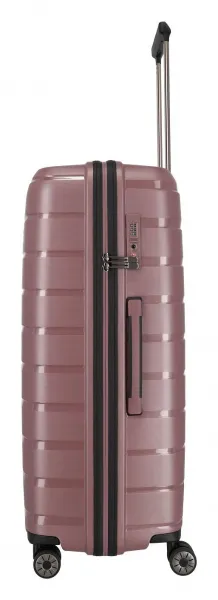 Veľký škrupinový kufor na kolieskach Travelite Air Base L Lilac