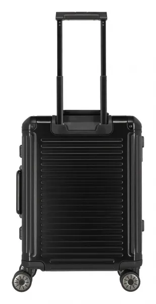 Hliníkový kufor Travelite Next 4w S Front pocket Black