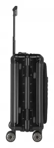 Hliníkový kufor Travelite Next 4w S Front pocket Black