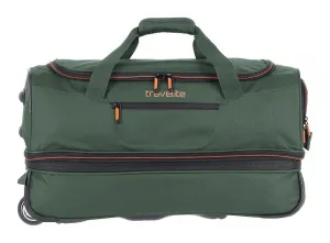 Cestovná taška na kolieskach Travelite Basics Wheeled duffle S Dark green