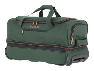 Cestovná taška na kolieskach Travelite Basics Wheeled duffle S Dark green