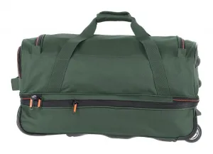 Cestovná taška na kolieskach Travelite Basics Wheeled duffle S Dark green