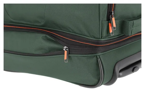 Cestovná taška na kolieskach Travelite Basics Wheeled duffle S Dark green