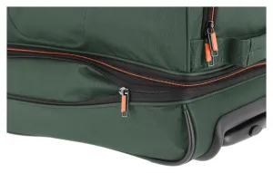 Cestovná taška na kolieskach Travelite Basics Wheeled duffle S Dark green