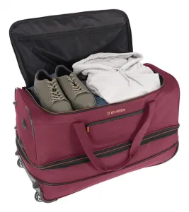 Cestovná taška na kolieskach Travelite Basics Wheeled duffle L Bordeaux