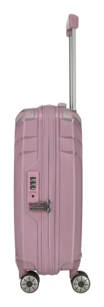Palubný kufor 55x40x20 Travelite Elvaa 4w S Rosé