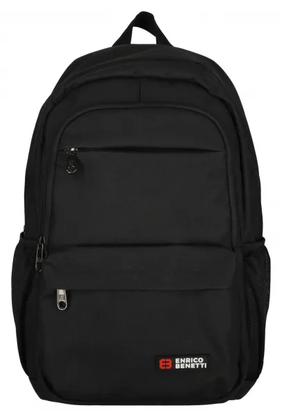 Batoh na notebook Enrico Benetti Hamburg Notebook Backpack 23 l Black
