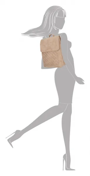 Dámsky batoh a kabelka 2v1 Enrico Benetti Dynthe Backpack Soft Pink