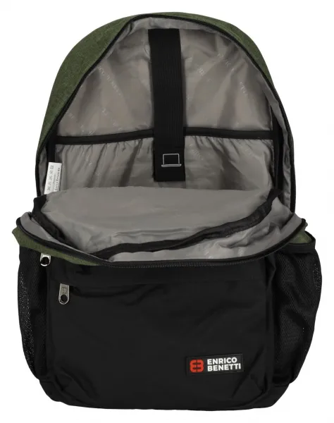 Batoh na notebook Enrico Benetti Hamburg Notebook Backpack 23 l Olive