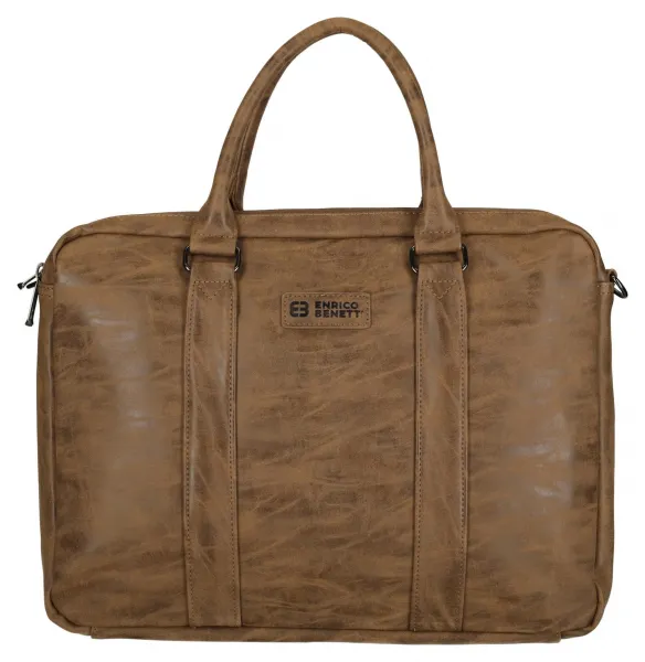 Pánska taška na notebook Enrico Benetti Rotterdam 15" Notebook Bag Camel